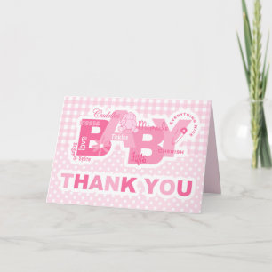 Sugar & Spice Bunny Thank You Notes