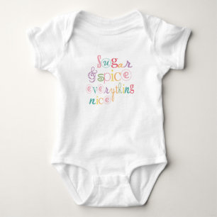 Sugar Spice Everything Baby Girl Creeper Romper