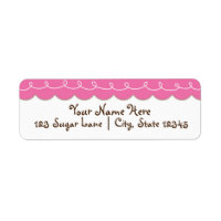 Sugar Spice & Everything Nice Shower Address Label
