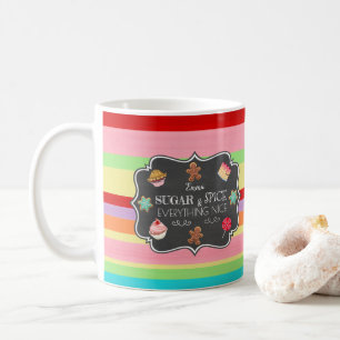 Sugar Spice Everything Nice Vintage Candy Shop Coffee Mug