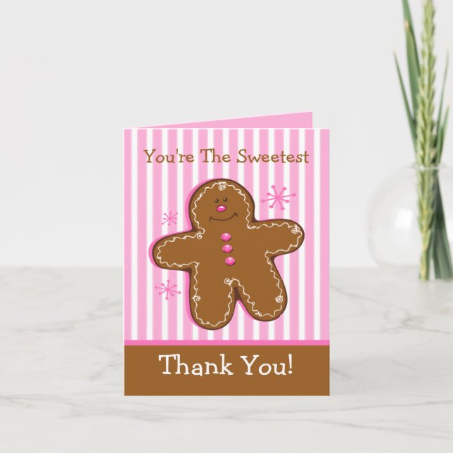 Sugar & Spice Gingerbread Custom Card (Front)