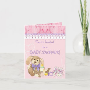 Sugar & Spice, Girl Baby Shower Invitation