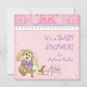 Sugar & Spice, Girl Baby Shower Invitation