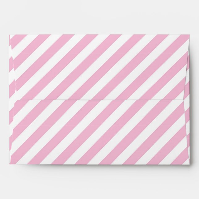 Sugar & Spice Pink & Gold Invitation Envelopes (Back (Top Flap))