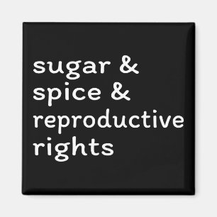Sugar & Spice & Reproductive Rights II Magnet
