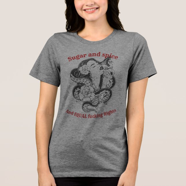 Sugar & Spice T-Shirt Tri-Blend Shirt (Front)
