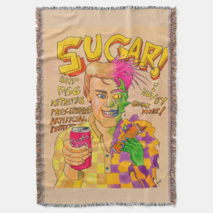 Sugar! Throw Blanket