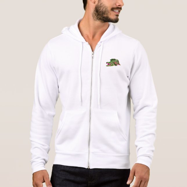 Sugar with hood and rack hoodie (Front)