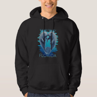 Sugarloaf Key Florida Vacation Cute Manatees Sea C Hoodie