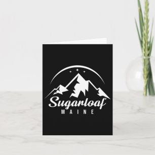 Sugarloaf Maine Ski Resort Skiing Snowboarding Card