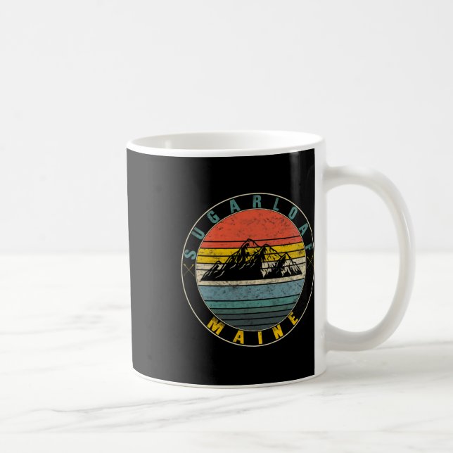 Sugarloaf Maine Skiing Mountain Snowboarding Ski W Coffee Mug (Right)