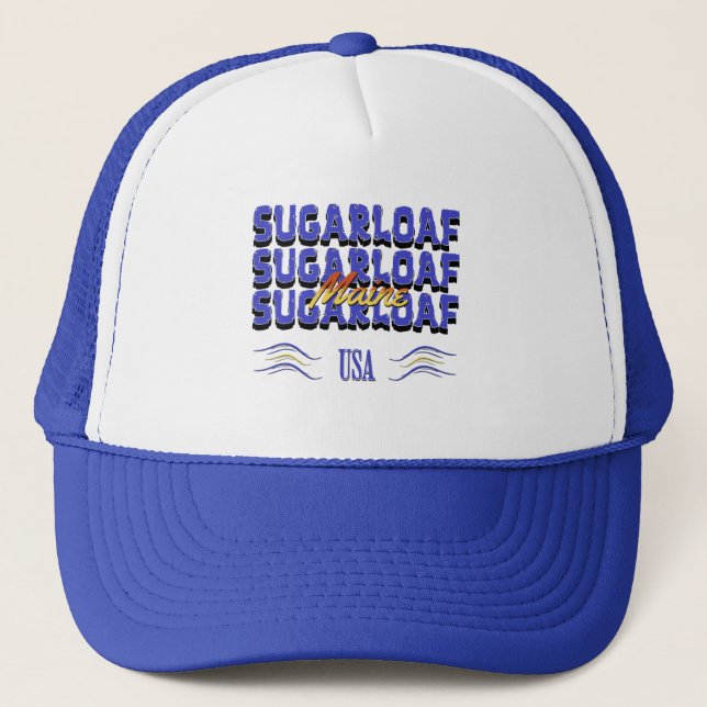 Sugarloaf, Maine Trucker Hat (Front)