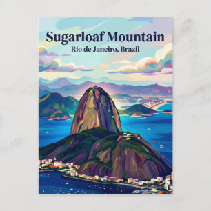 Sugarloaf Mountain Brazil Postcard