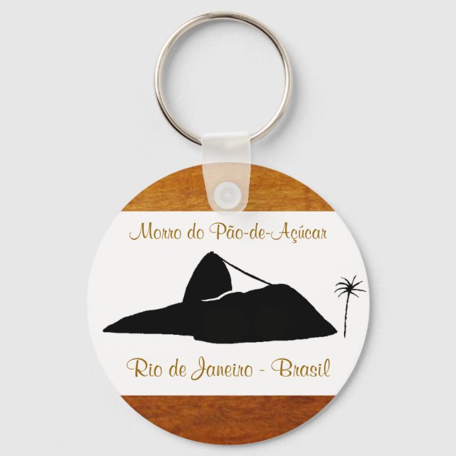 sugarloaf mountain ~ Rio Brasil Key Ring (Front)