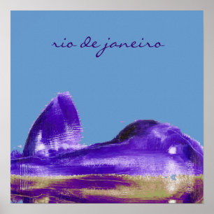 Sugarloaf mountain Rio JR Poster