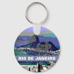SugarLoaf rock ~ Rio Brasil Key Ring