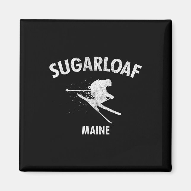 Sugarloaf Skiing Ski Maine Gift Tee  Magnet (Front)