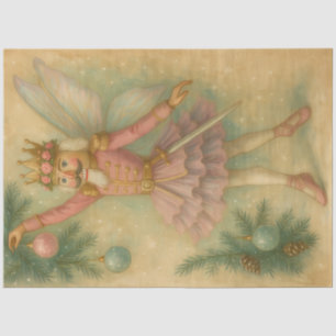 Sugarplum Fairy Nutcracker • Pink Christmas  Tissue Paper
