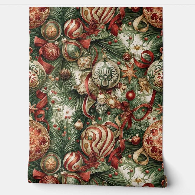 Sugarplum Sparkle Christmas Wallpaper (Unrolling)