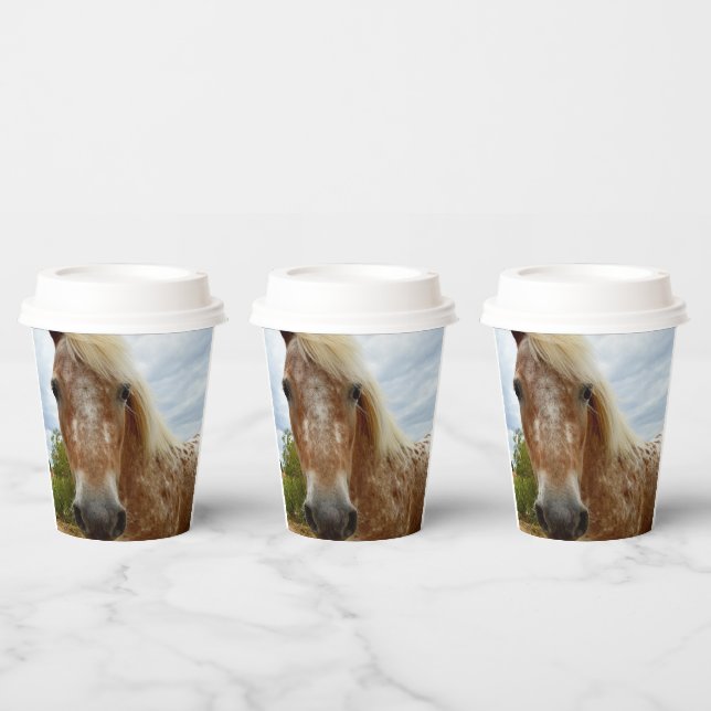 "Sugar's Stride: The Appaloosa's Grace" Paper Cups (Multi)