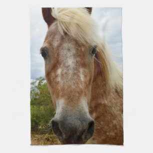 "Sugar's Stride: The Appaloosa's Grace" Tea Towel