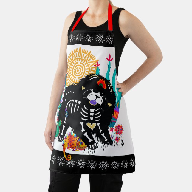 SUGARSKULL NIRVANA  Chow Dog Apron (Insitu)