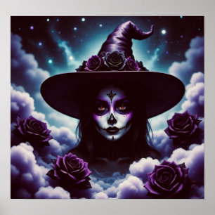 SugarSkullWitch Poster