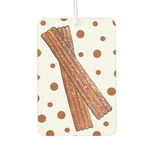Sugary Churro Fried Dough Pastry Spanish Food Car Air Freshener