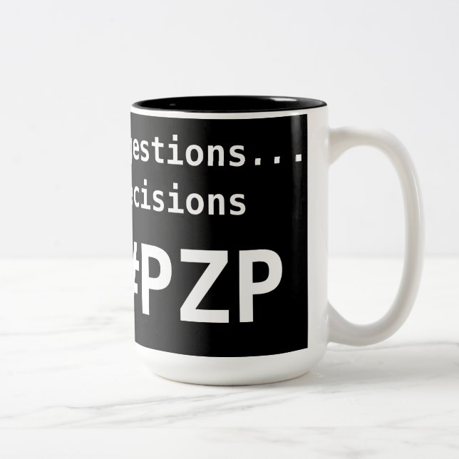 Suggestion/Decisions Mug (Right)