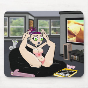 Suggestive Stretching Mousepad
