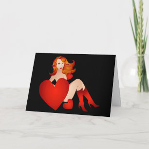 Suggestive Vixen Valentine Card
