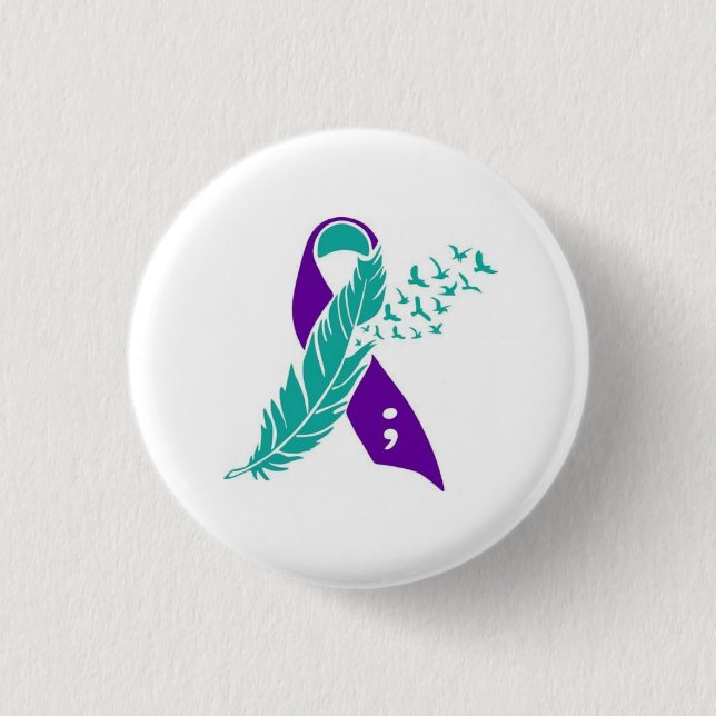 Suicide Awareness 3 Cm Round Badge (Front)