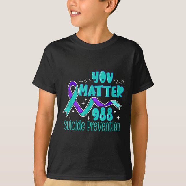 Suicide Awareness - 988 Shirt - Suicide Prevention (Front)