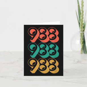 Suicide Awareness - 988 Shirt - Suicide Prevention Card