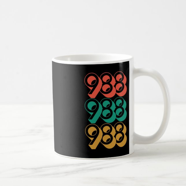 Suicide Awareness - 988  - Suicide Prevention 988  Coffee Mug (Right)