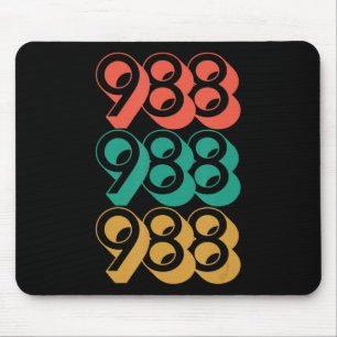 Suicide Awareness - 988  - Suicide Prevention 988  Mouse Mat