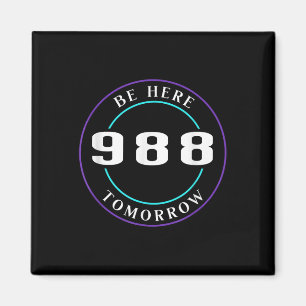 Suicide Awareness 988 - Suicide Prevention Magnet