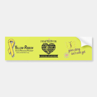 Suicide Awareness And Prevention Bumper Sticker