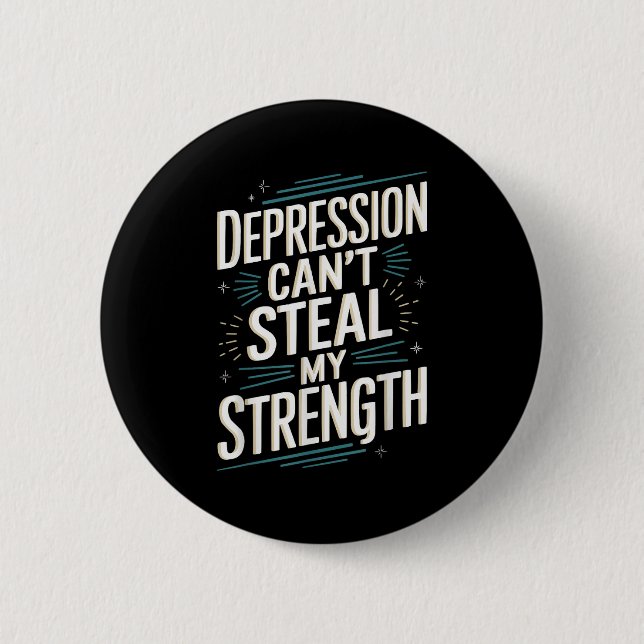 Suicide Awareness Depression Anxiety Mental Health 6 Cm Round Badge (Front)