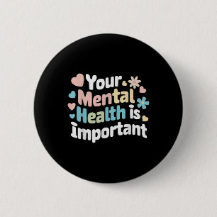 Suicide Awareness Depression Anxiety Mental Health 6 Cm Round Badge