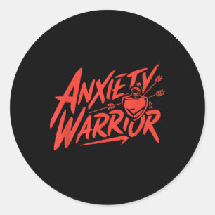 Suicide Awareness Depression Anxiety Mental Health Classic Round Sticker
