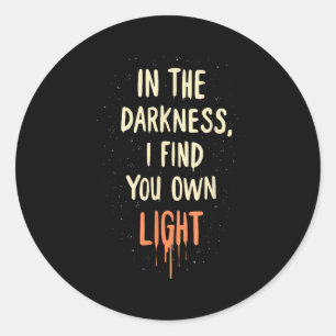 Suicide Awareness Depression Anxiety Mental Health Classic Round Sticker