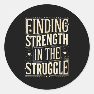 Suicide Awareness Depression Anxiety Mental Health Classic Round Sticker