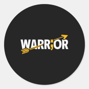 Suicide Awareness Depression Anxiety Mental Health Classic Round Sticker
