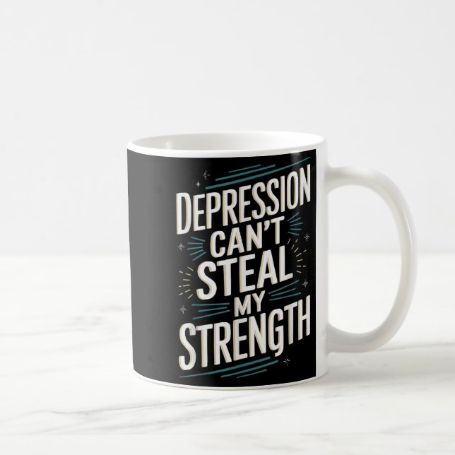 Suicide Awareness Depression Anxiety Mental Health Coffee Mug (Right)