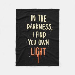 Suicide Awareness Depression Anxiety Mental Health Fleece Blanket