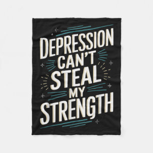 Suicide Awareness Depression Anxiety Mental Health Fleece Blanket