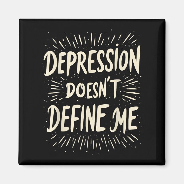 Suicide Awareness Depression Anxiety Mental Health Magnet (Front)