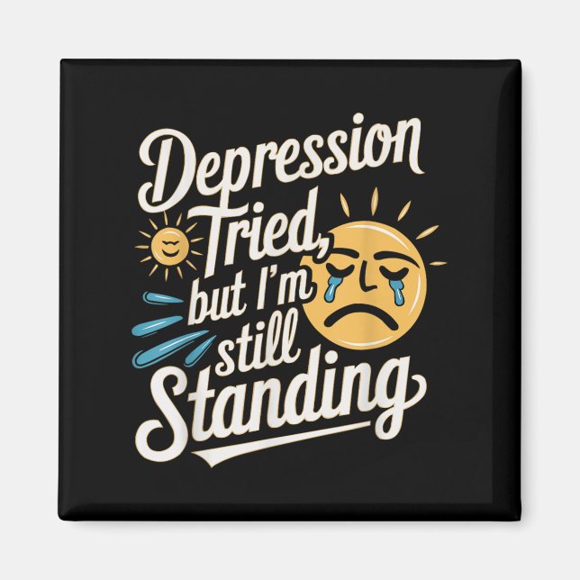 Suicide Awareness Depression Anxiety Mental Health Magnet (Front)
