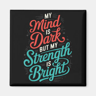 Suicide Awareness Depression Anxiety Mental Health Magnet